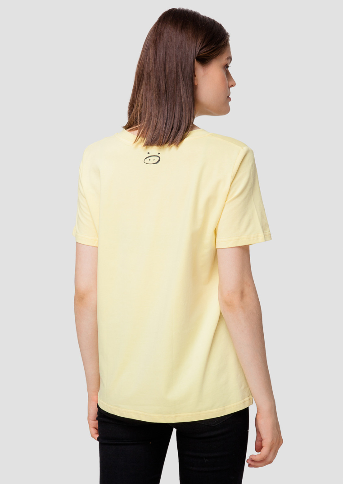  Yellow oversize T-shirt